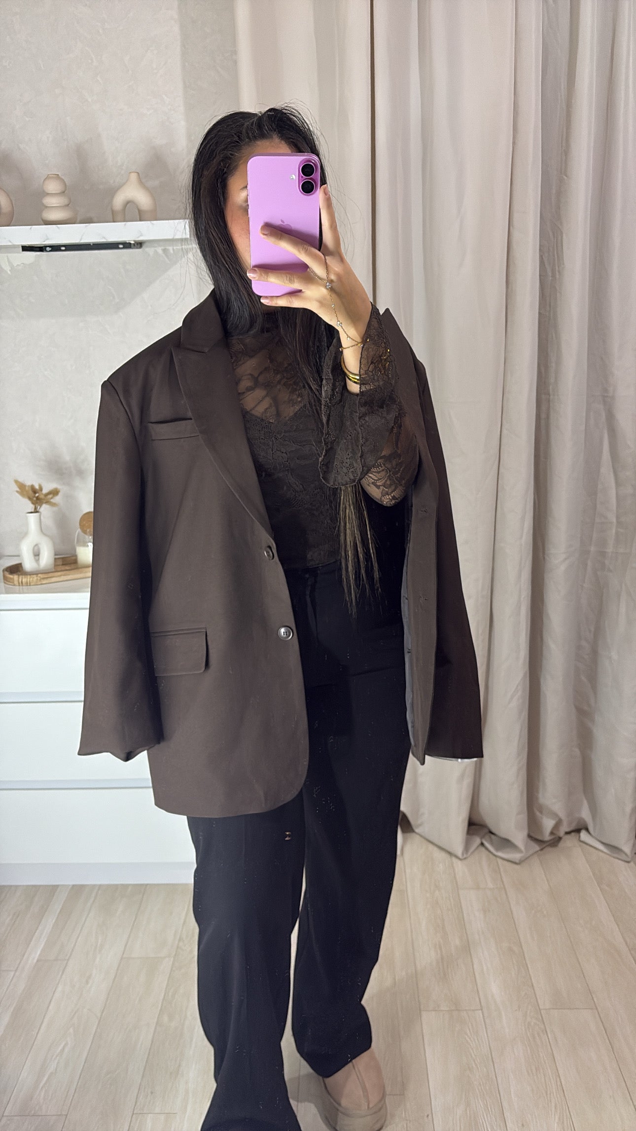 Blazer Zoé marron