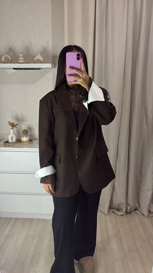Blazer Zoé marron