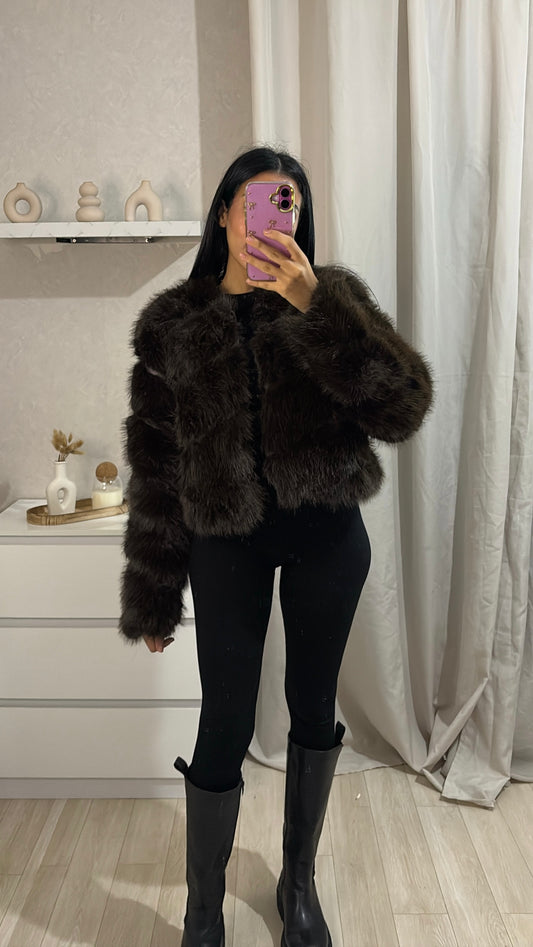 Fourrure Chloé marron